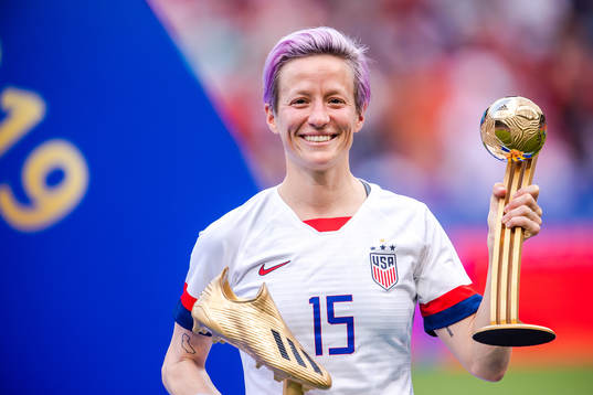Megan Rapinoe of USA celebrates
