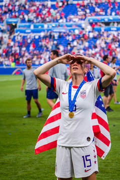 Megan Rapinoe of USA celebrates
