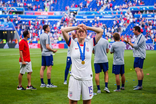Megan Rapinoe of USA celebrates