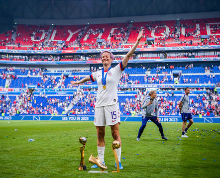 Megan Rapinoe of USA celebrates