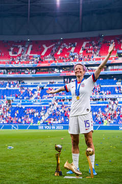 Megan Rapinoe of USA celebrates