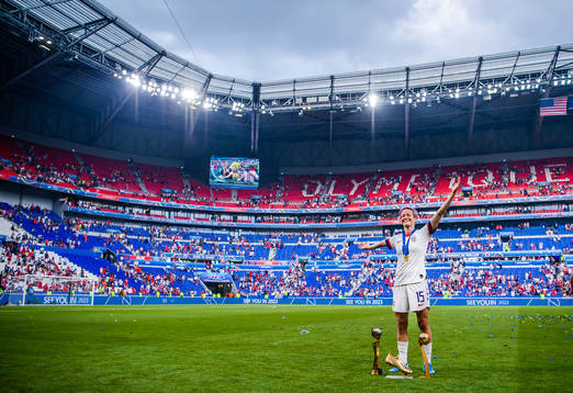 Megan Rapinoe of USA celebrates