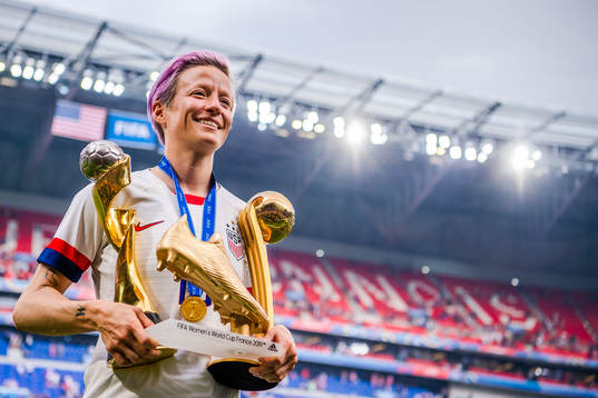 Megan Rapinoe of USA celebrates