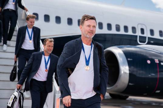 Peter Gerhardsson, Head coach arrives at Landvetter