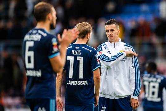 Djurgårdens Haris Radetinac deppar