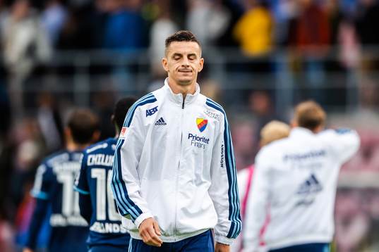 Djurgårdens Haris Radetinac deppar
