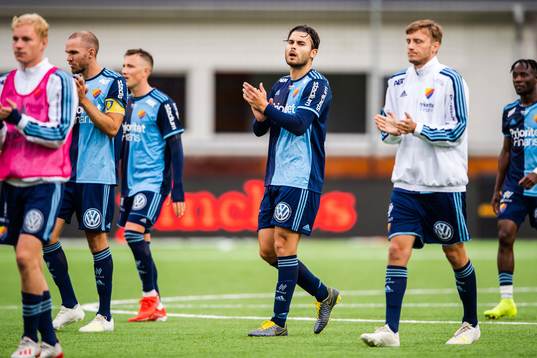 Djurgårdens spelare deppar