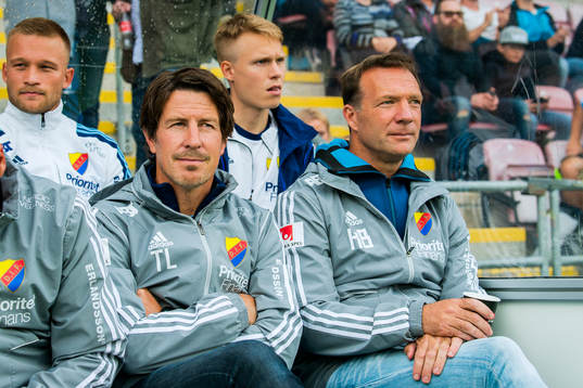 Djurgårdens tränare Thomas Lagerlöf och tränare Kim