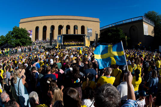 View from the crowd