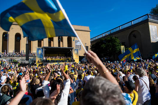 View from the crowd