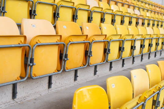 Stora på Borås Arena före fotbollsmatchen i Allsvenskan