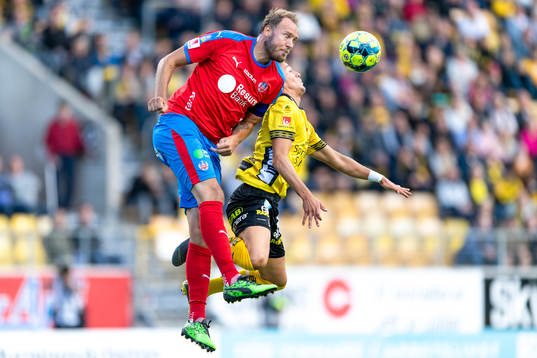 Helsingborgs Andreas Granqvist och Elfsborgs Jesper Karlsson
