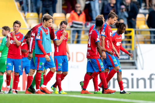 Helsingborgs spelare deppar