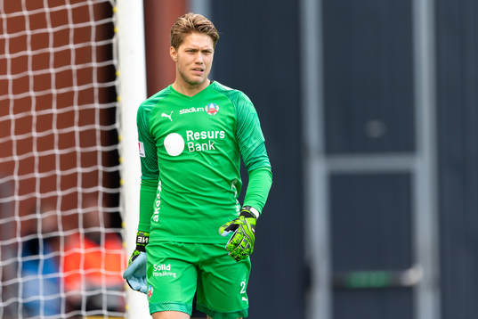 Helsingborgs målvakt Kalle Joelsson