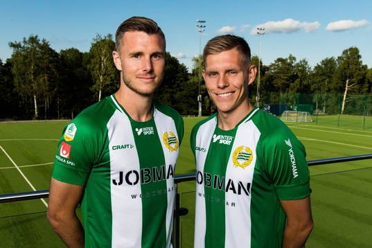 Hammarby presenterar Richard Magyar och Aron Johannsson som