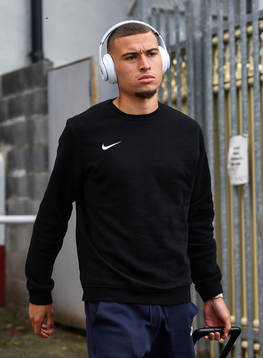 Jordan Larsson of IFK Norrköping arrives