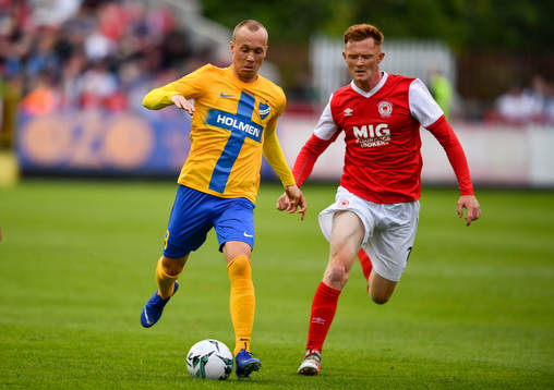 Gudmundur Thórarinsson of IFK Norrköping in action
