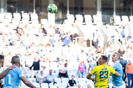 Franz Brorsson of Malmö FF scores 4-0