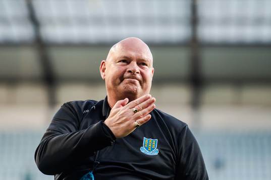 David Jeffrey, head coach of Ballymena United thank