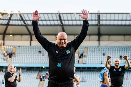 David Jeffrey, head coach of Ballymena United thank
