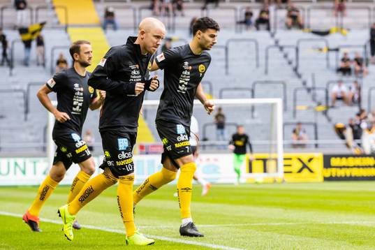 Elfsborgs Robert Gojani, Simon Lundevall och Deniz Hümmet