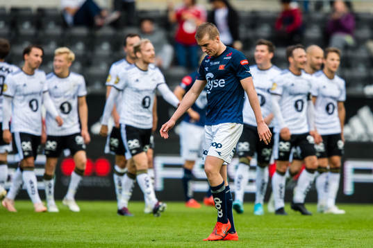 Kristian Thorstvedt of Viking looks dejected