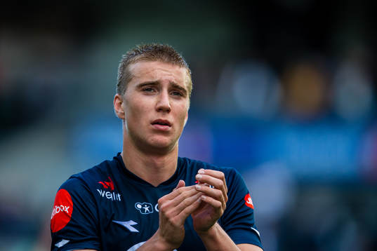 Kristian Thorstvedt of Viking looks dejected