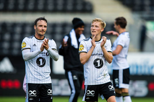 Mike Lindemann Jensen and Birger Solberg Meling of Rosenborg