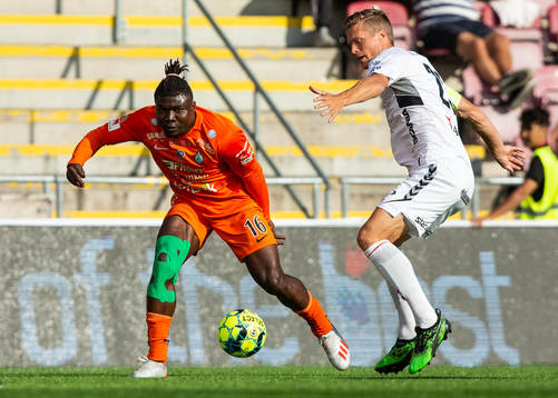 .under fotbollsmatchen i Allsvenskan mellan AFC Eskilstuna