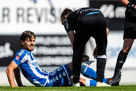 IFK Göteborgs Lasse Vibe har ont