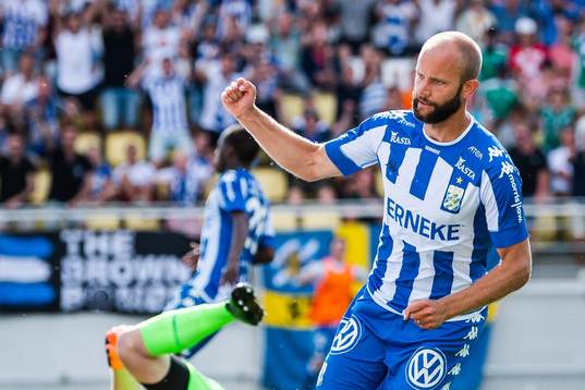 IFK Göteborgs Robin Söder jublar