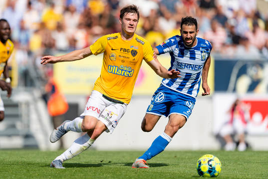Falkenbergs Kirill Pogrebnyak och IFK Göteborgs André