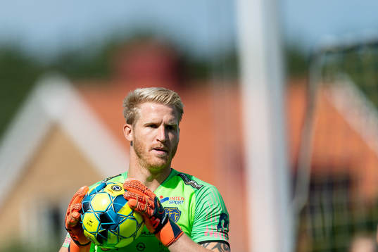 Falkenbergs målvakt Hampus Nilsson