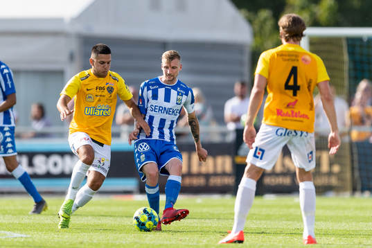 Falkenbergs Edi Sylisufaj och IFK Göteborgs Sebastian