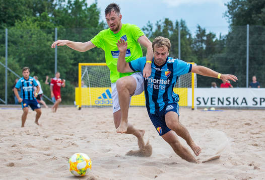 Djurgårdens IF FFs Marcus Storäng och Bemannia FC