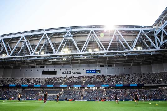 Generell vy av Tele2 Arena