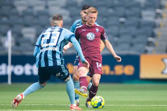 Djurgårdens Fredrik Ulvestad mot Malmö FFs Anders