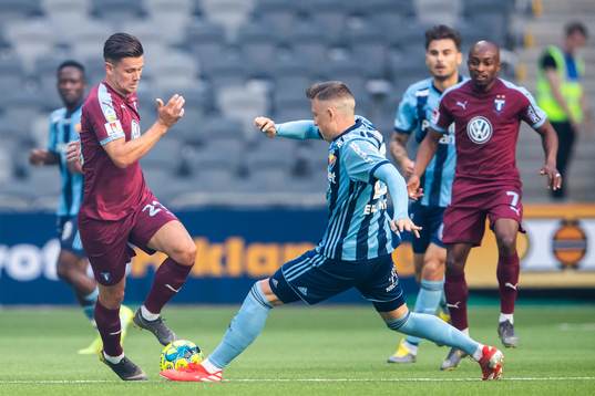 Malmö FFs Marcus Antonsson och Djurgårdens Fredrik