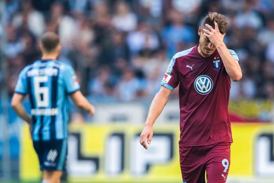 Malmö FFs Markus Rosenberg deppar