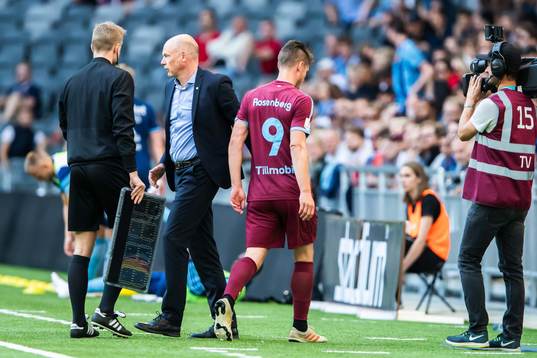 Malmö FFs Markus Rosenberg byts ut