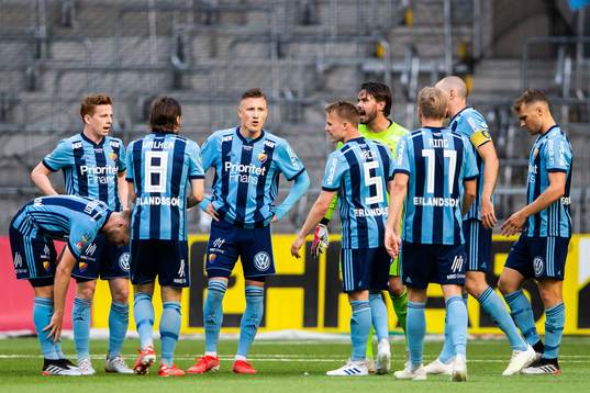 Djurgårdens spelare deppar