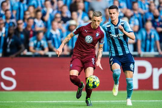 Malmö FFs Sören Rieks och Djurgårdens Haris Radetinac
