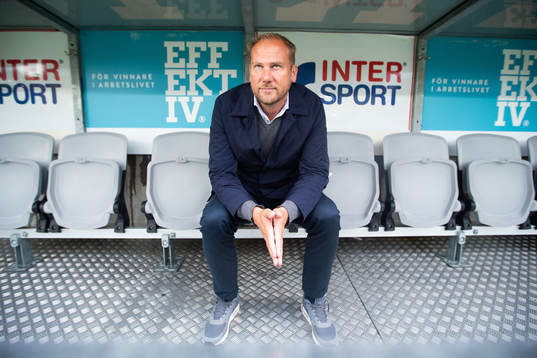 Halmstads tränare Magnus Haglund