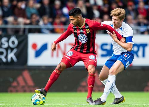 Östersunds Hosam Aiesh och IFK Norrköpings Alexander