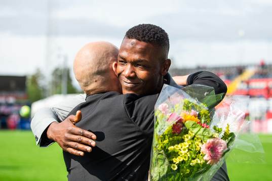 Östersunds Alhaji Gero uppmärksammas i halvtid