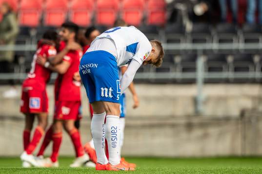 IFK Norrköpings Christoffer Nyman deppar