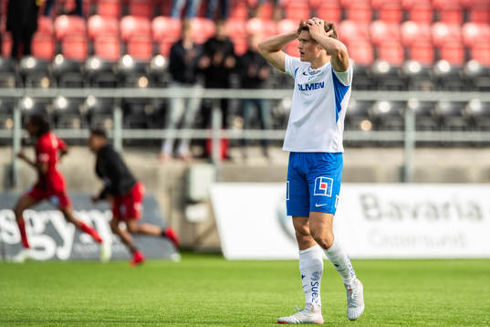 IFK Norrköpings Rasmus Lauritsen deppar