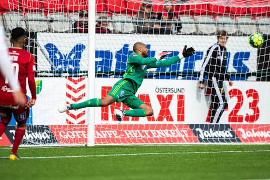 Östersunds målvakt Aly Keita