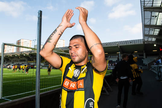 Häckens Paulinho tackar supportrarna