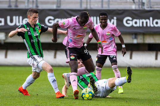 GAIS Aiden Connor Harvey och August Wängberg mot Dalkurds